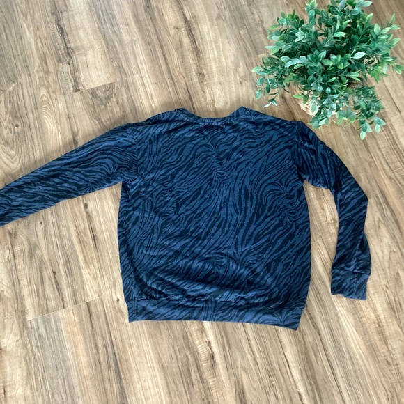 Sundry zebra print pullover sweatshirt - Picture 3 of 5